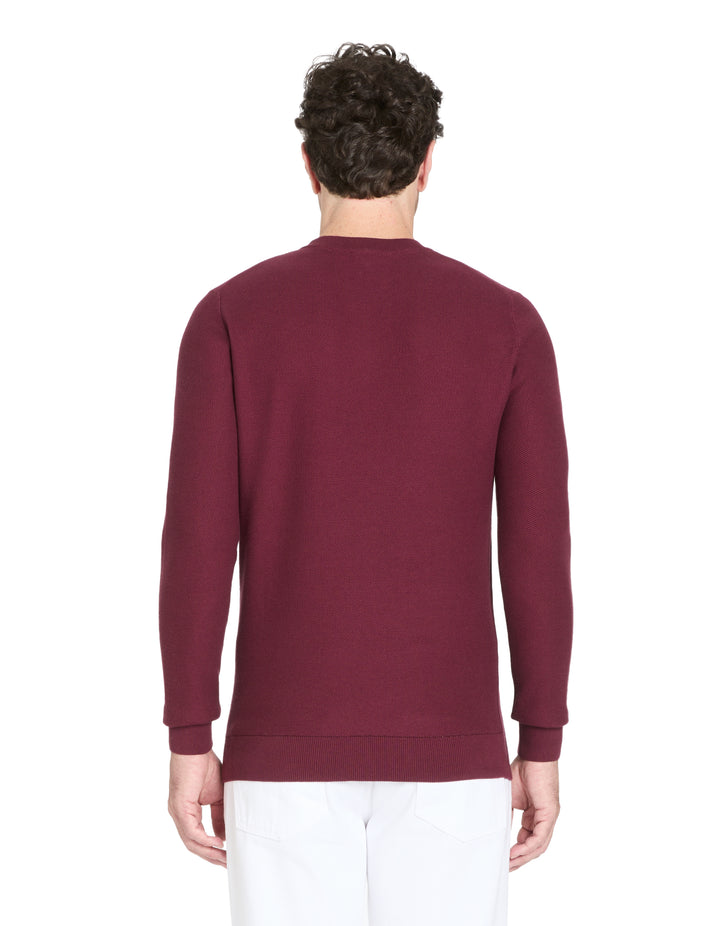 100% cotton round neck sweater