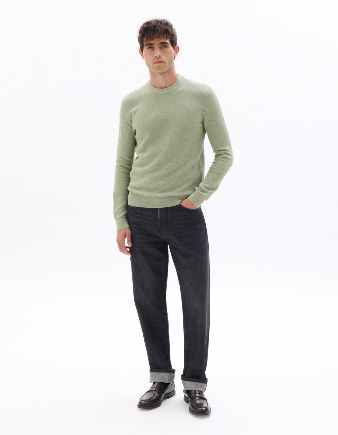 100% Cotton Crew Neck Sweater