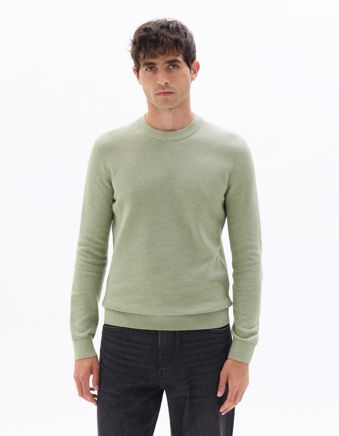100% Cotton Crew Neck Sweater