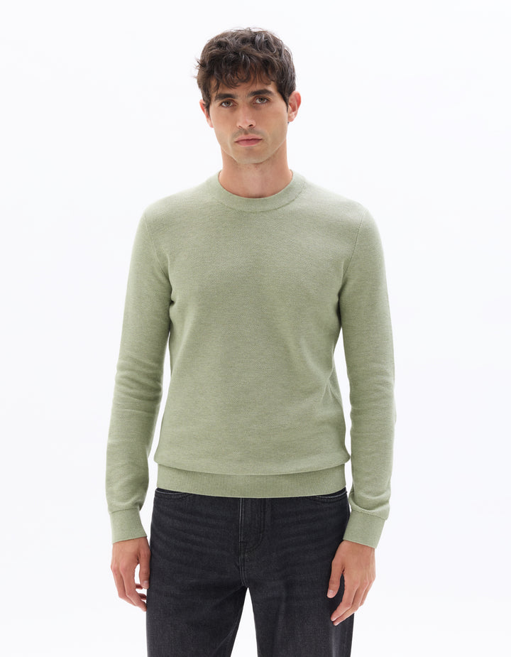 100% Cotton Crew Neck Sweater