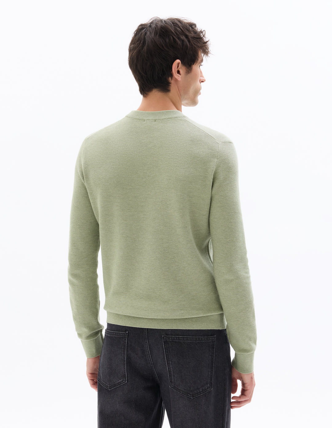 100% Cotton Crew Neck Sweater
