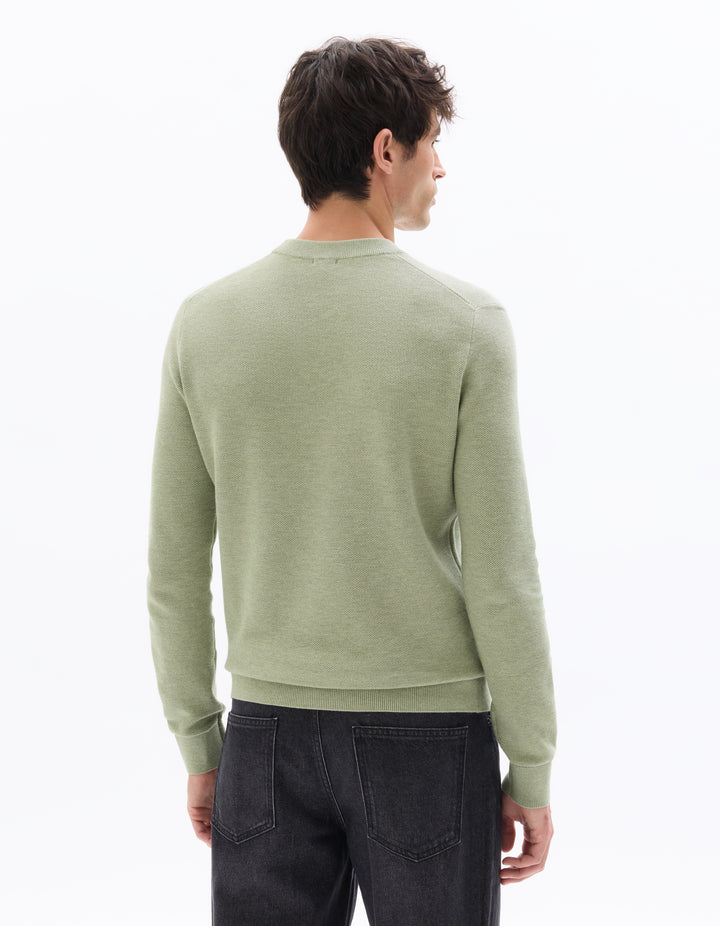 100% Cotton Crew Neck Sweater