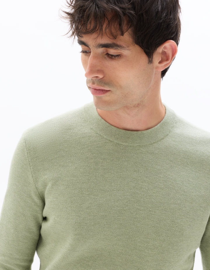 100% Cotton Crew Neck Sweater
