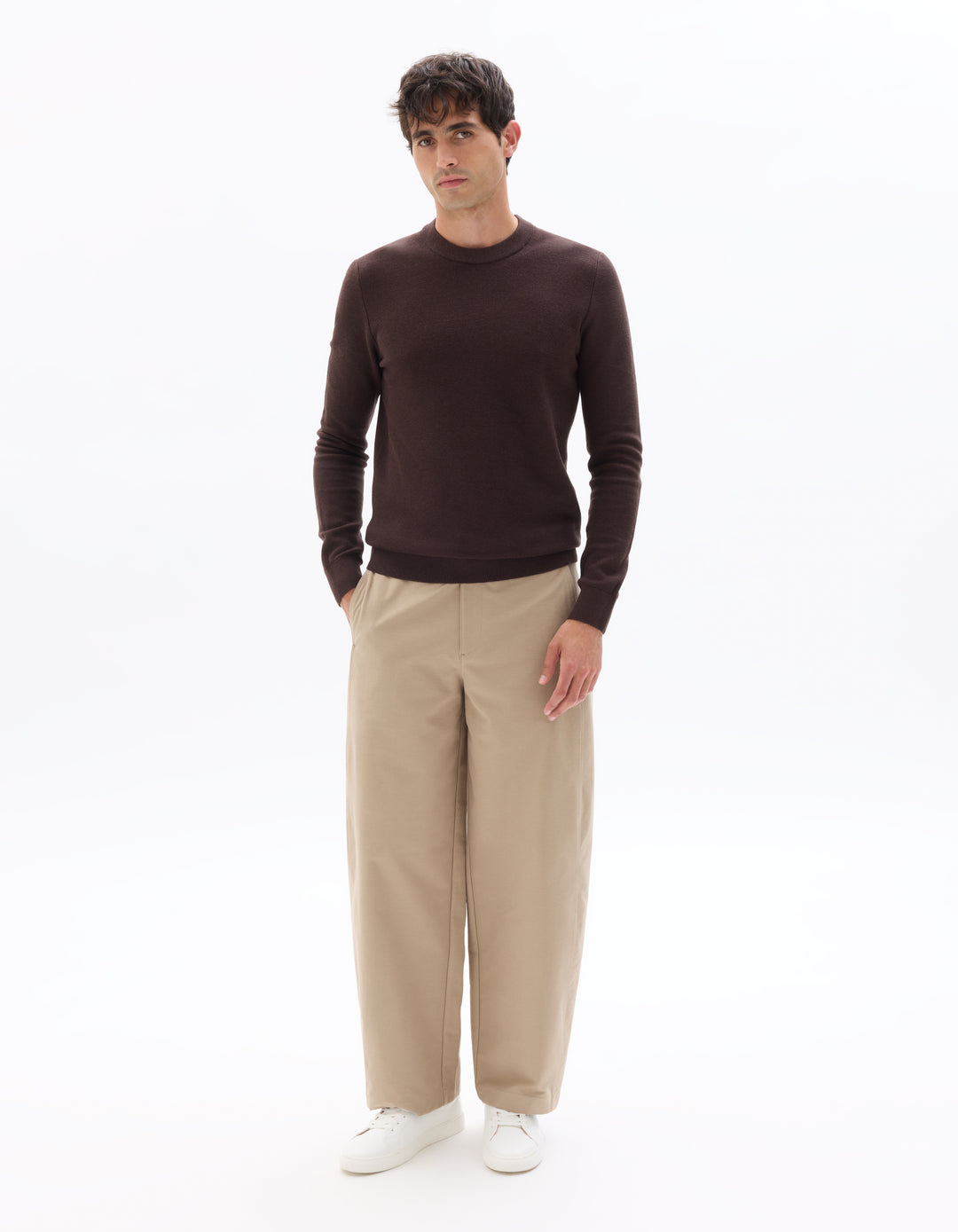 100% Cotton Crew Neck Sweater