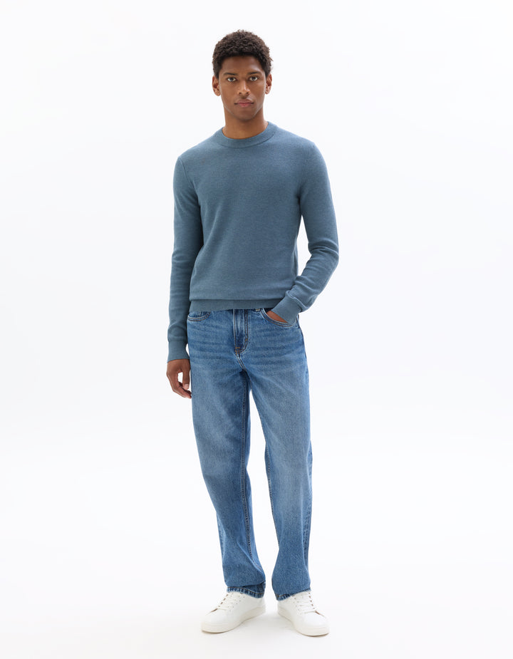 100% Cotton Crew Neck Sweater