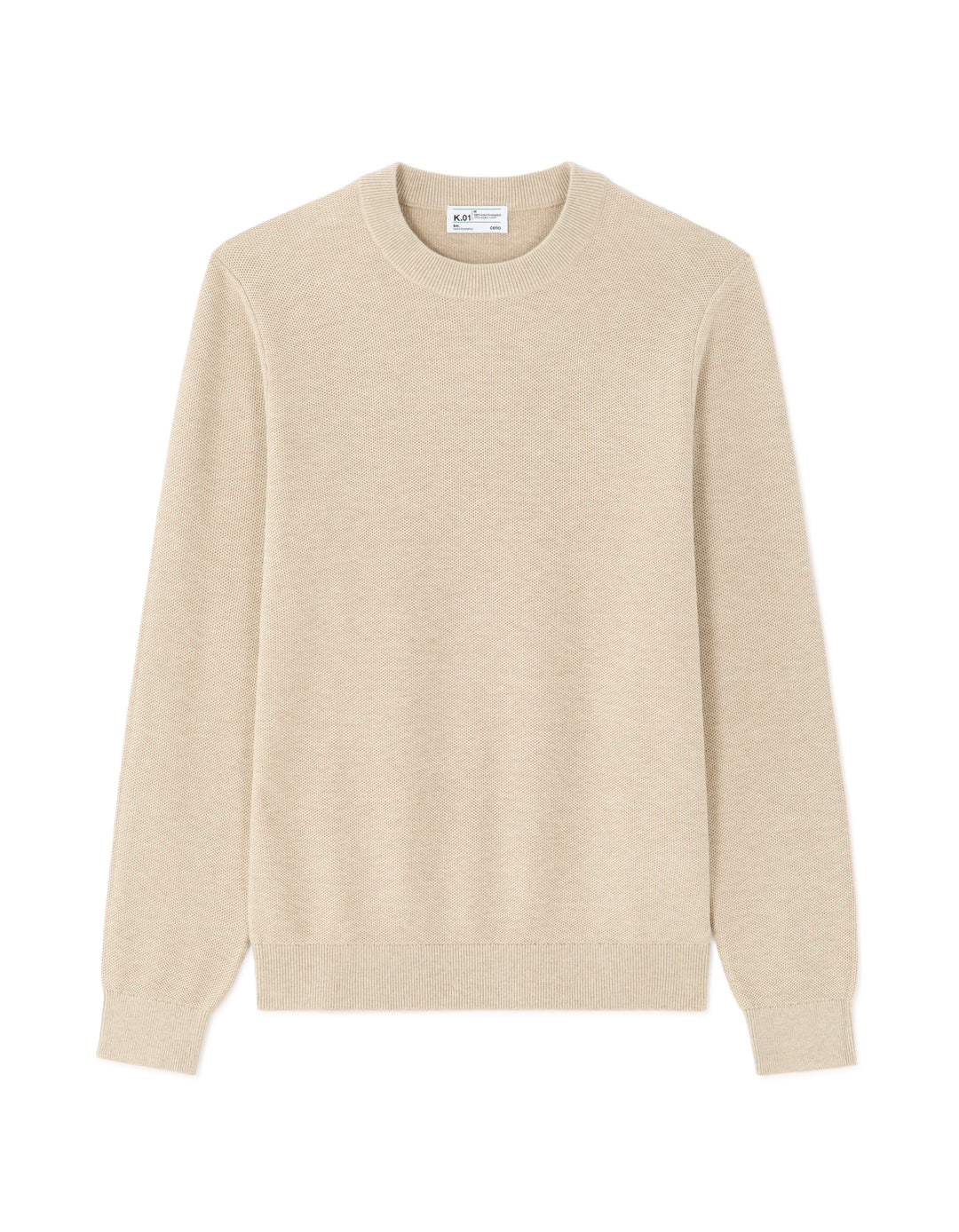 100% Cotton Crew Neck Sweater