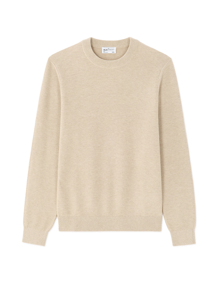 100% Cotton Crew Neck Sweater