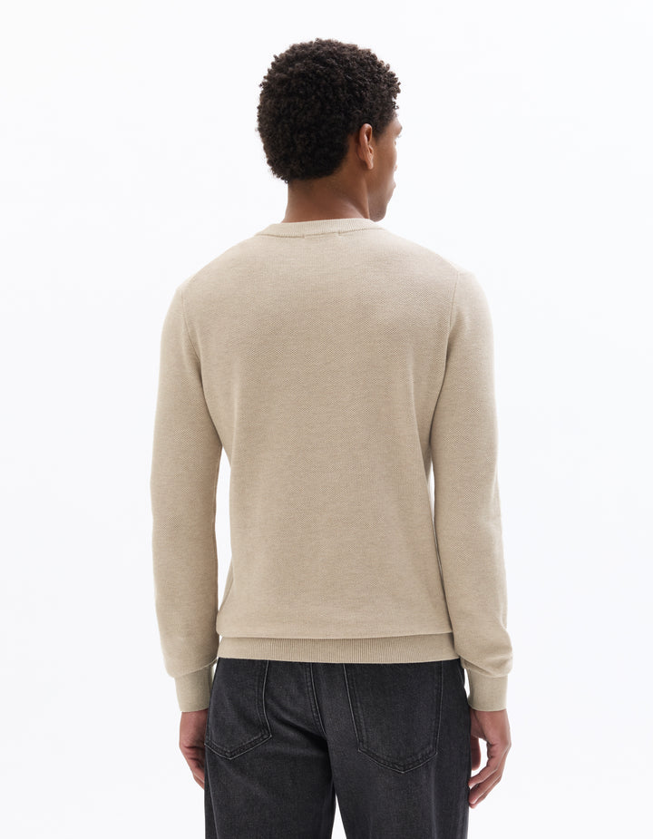 100% Cotton Crew Neck Sweater