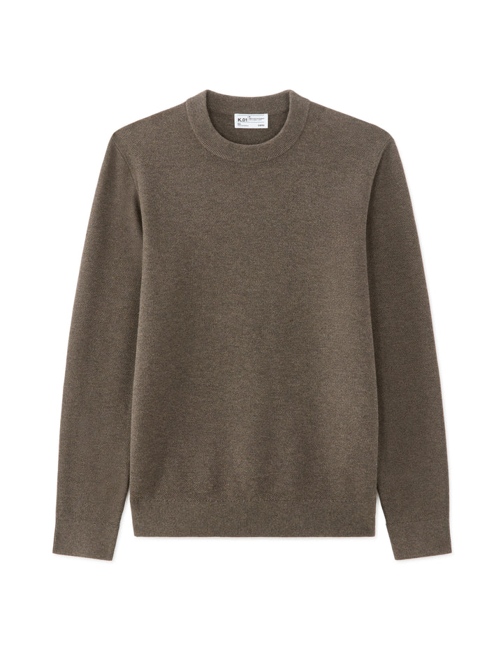 100% Cotton Crew Neck Sweater