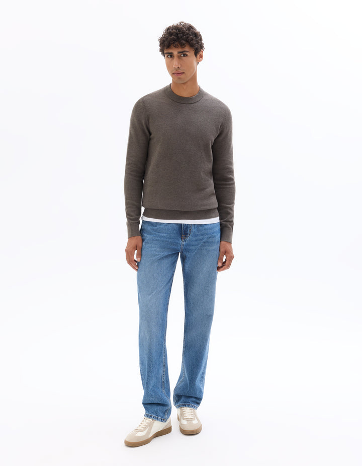 100% Cotton Crew Neck Sweater