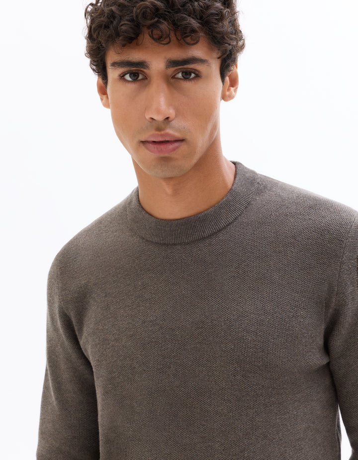 100% Cotton Crew Neck Sweater