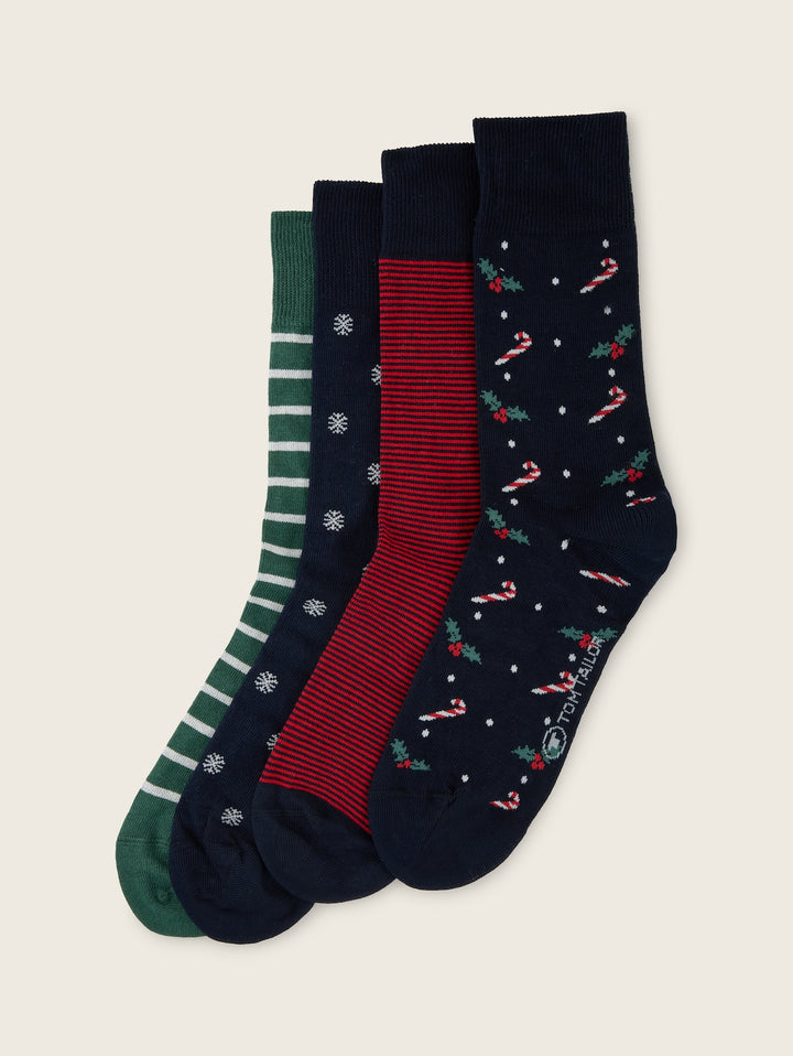 TT MEN SOCKS 4ER XMAS MBOX