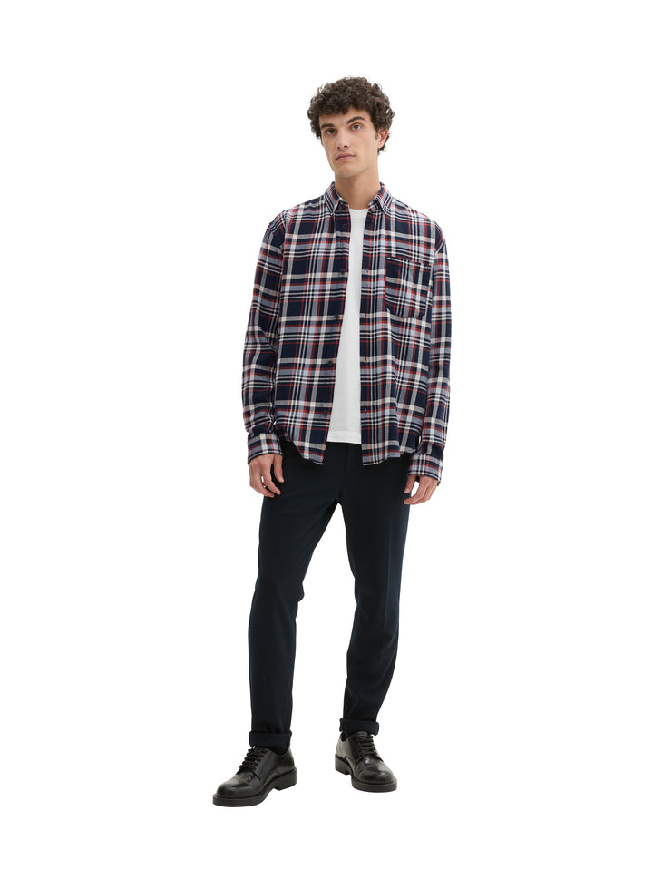 RELAXED CHECKED SHIRT