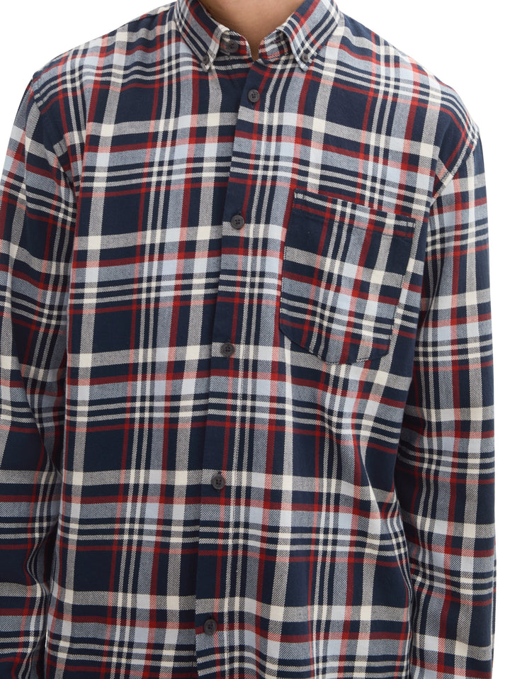 RELAXED CHECKED SHIRT