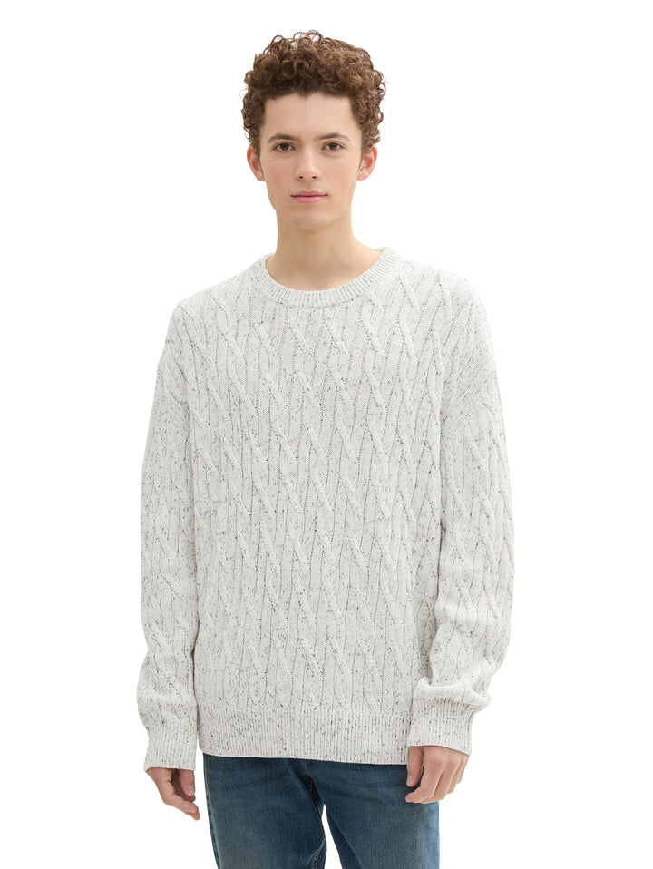 NEPS CABLE CREWNECK KNIT