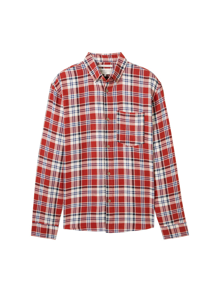 RELAXED CHECKED SHIRT