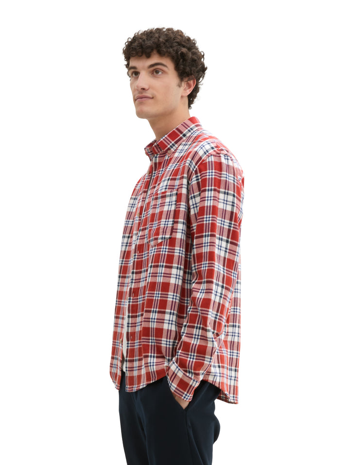 RELAXED CHECKED SHIRT