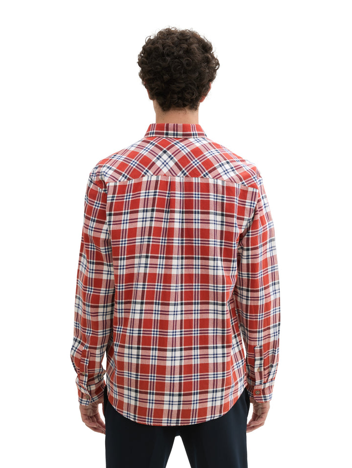 RELAXED CHECKED SHIRT