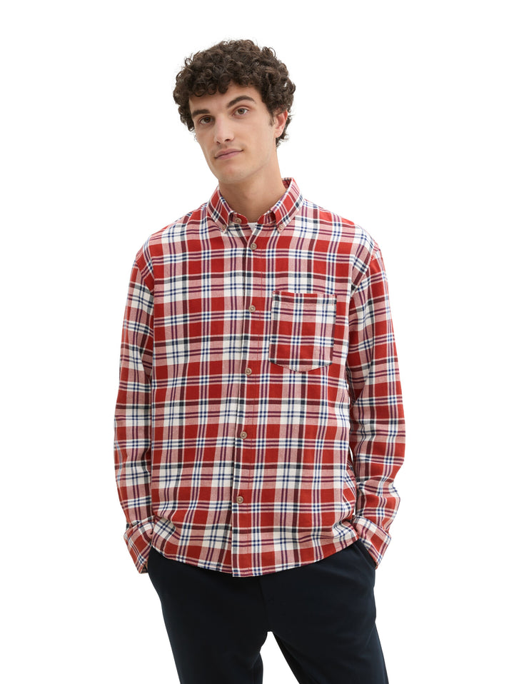 RELAXED CHECKED SHIRT