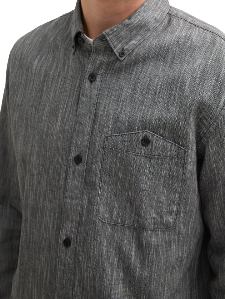 FITTED CHAMBRAY SLUBYARN SHIRT