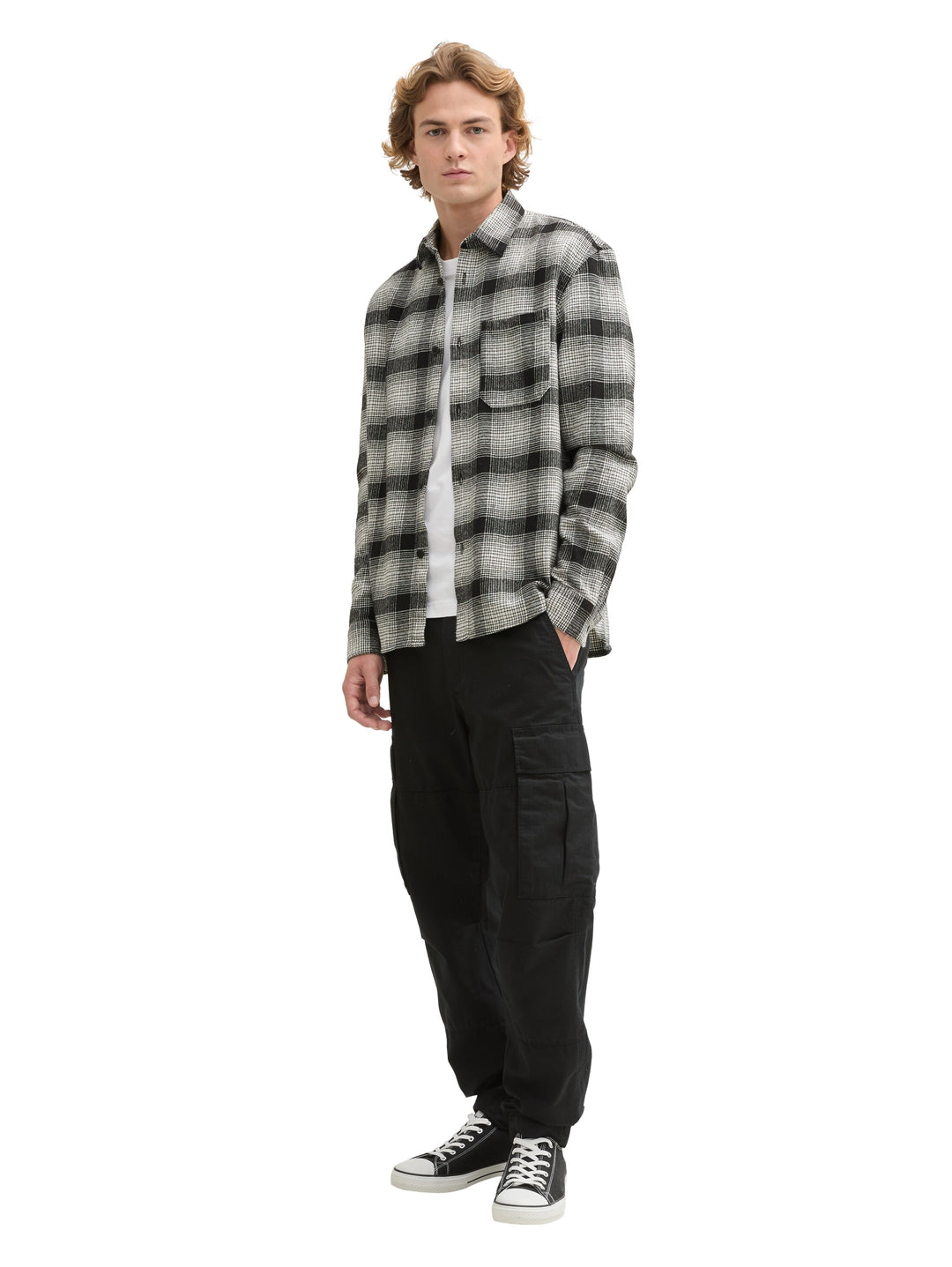 RELAXED CHECKED SHIRT