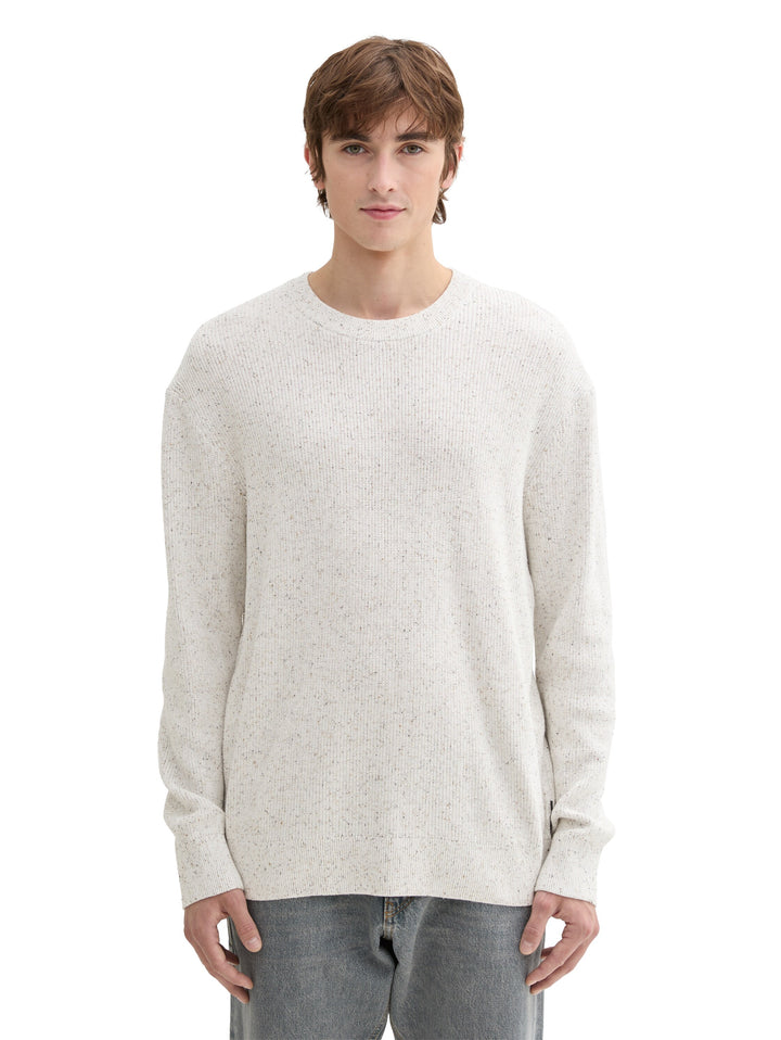 MULTI COLOR NEP CREWNECK KNIT