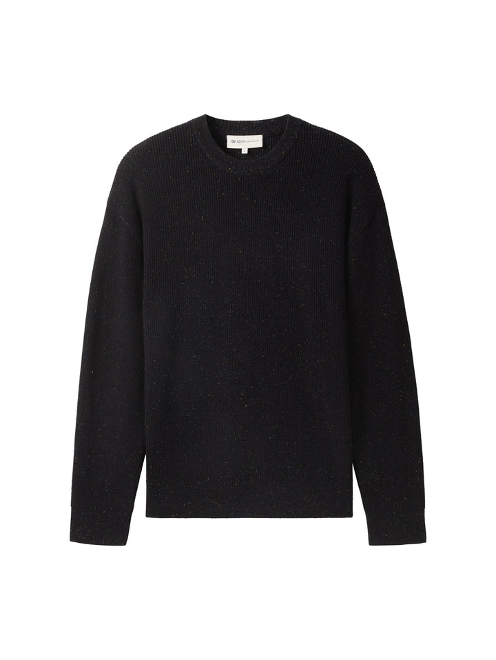 MULTI COLOR NEP CREWNECK KNIT