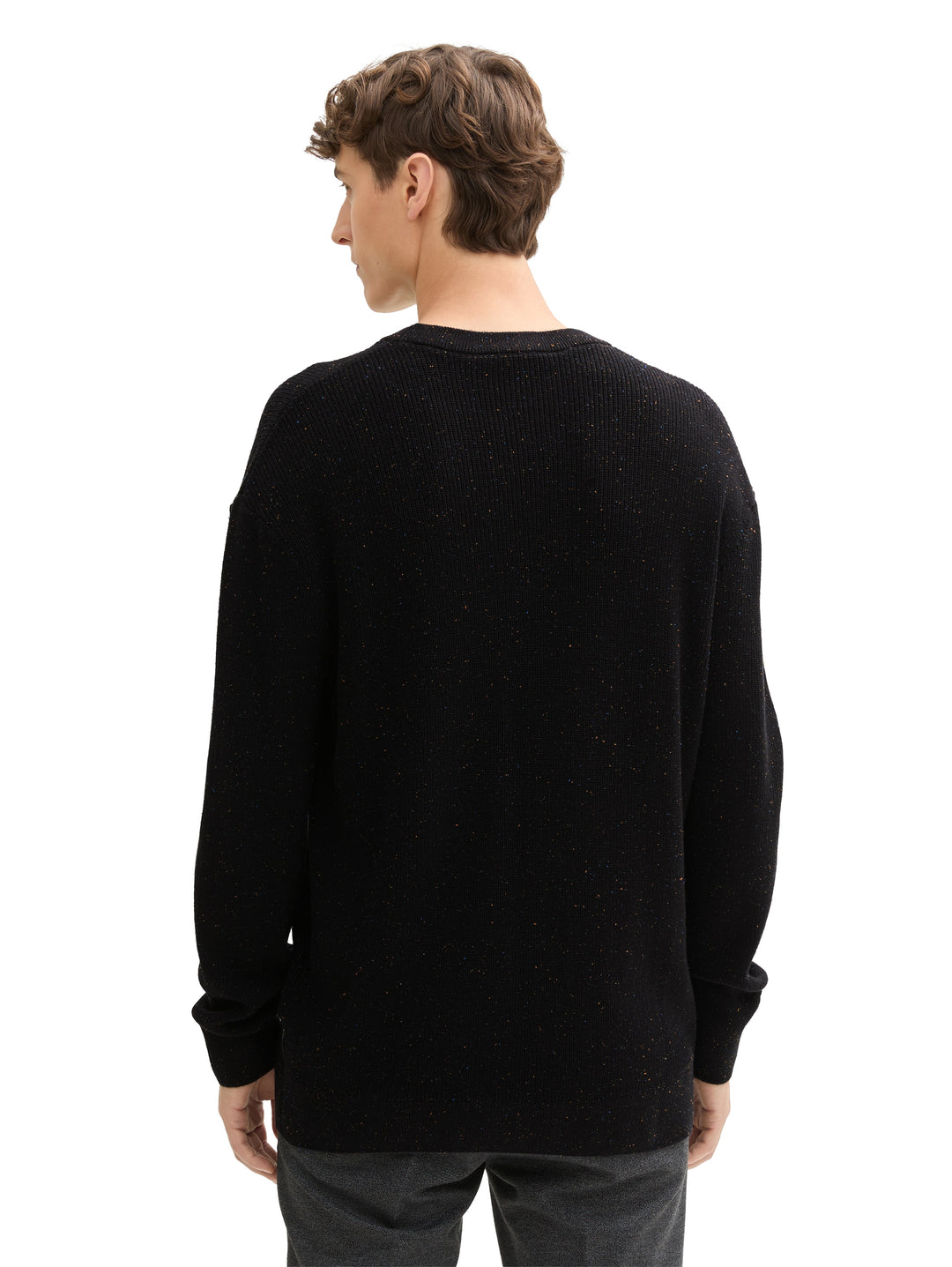 MULTI COLOR NEP CREWNECK KNIT