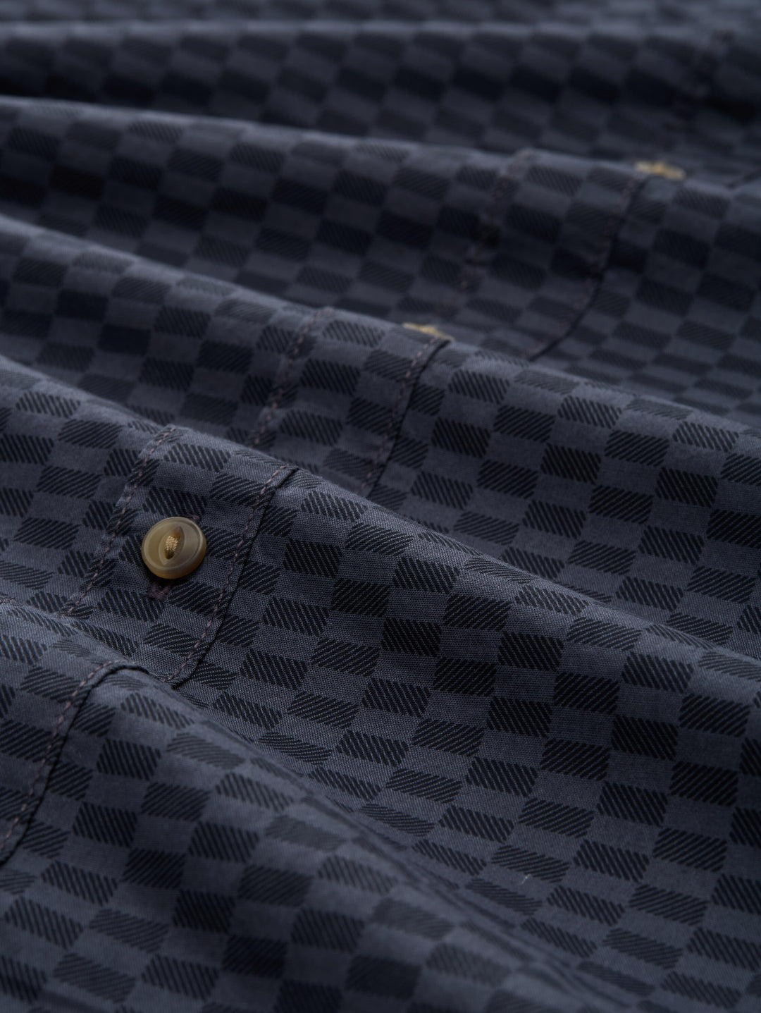 FITTED PRINTED POPLIN SHIRT