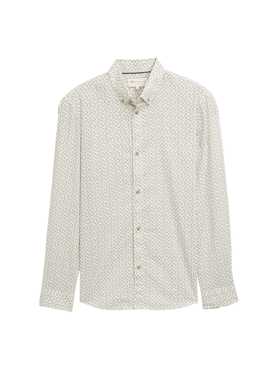 FITTED PRINTED POPLIN SHIRT