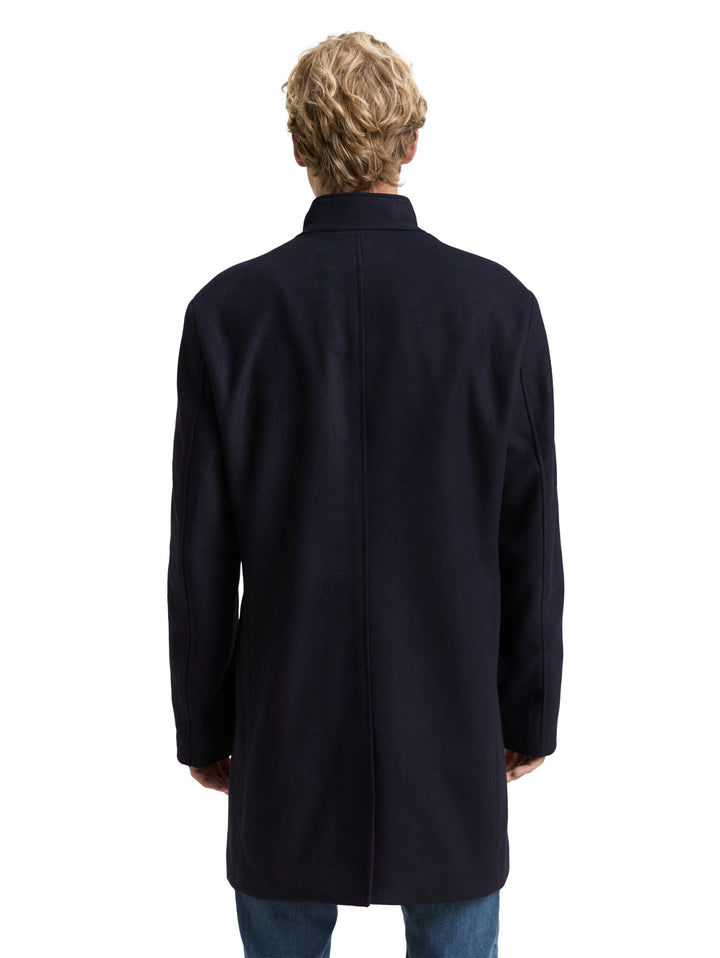 BASIC WOOL OPTIC COAT