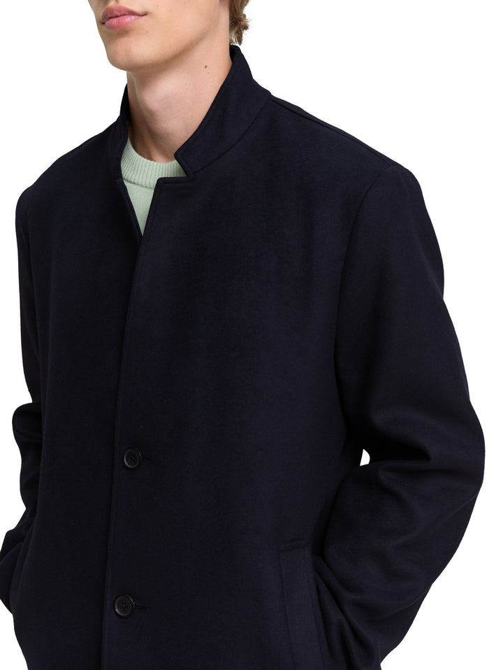 BASIC WOOL OPTIC COAT