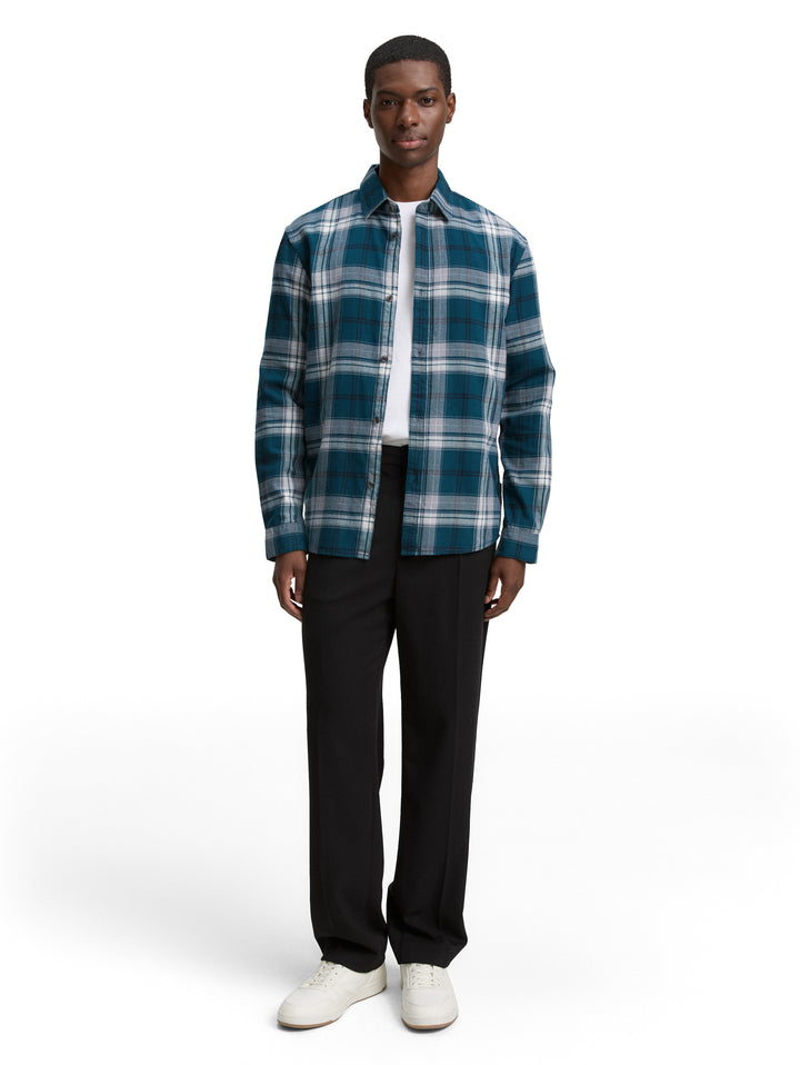 RELAXED CHECKED SHIRT