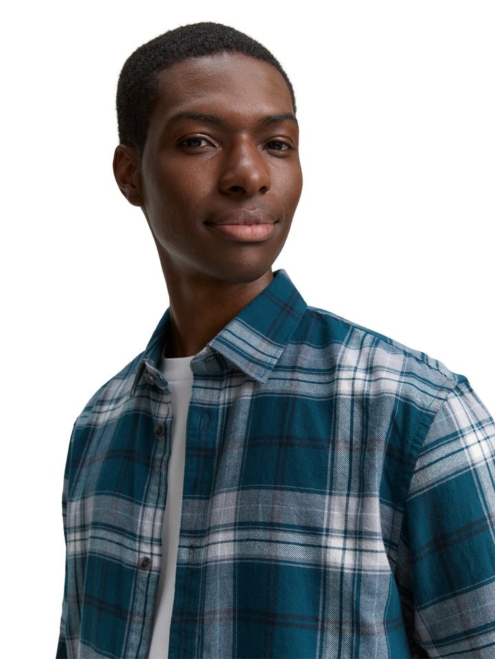 RELAXED CHECKED SHIRT