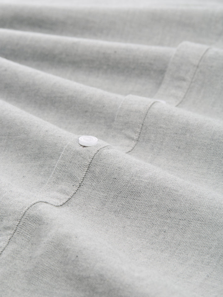 FITTED TWILL MELANGE SHIRT