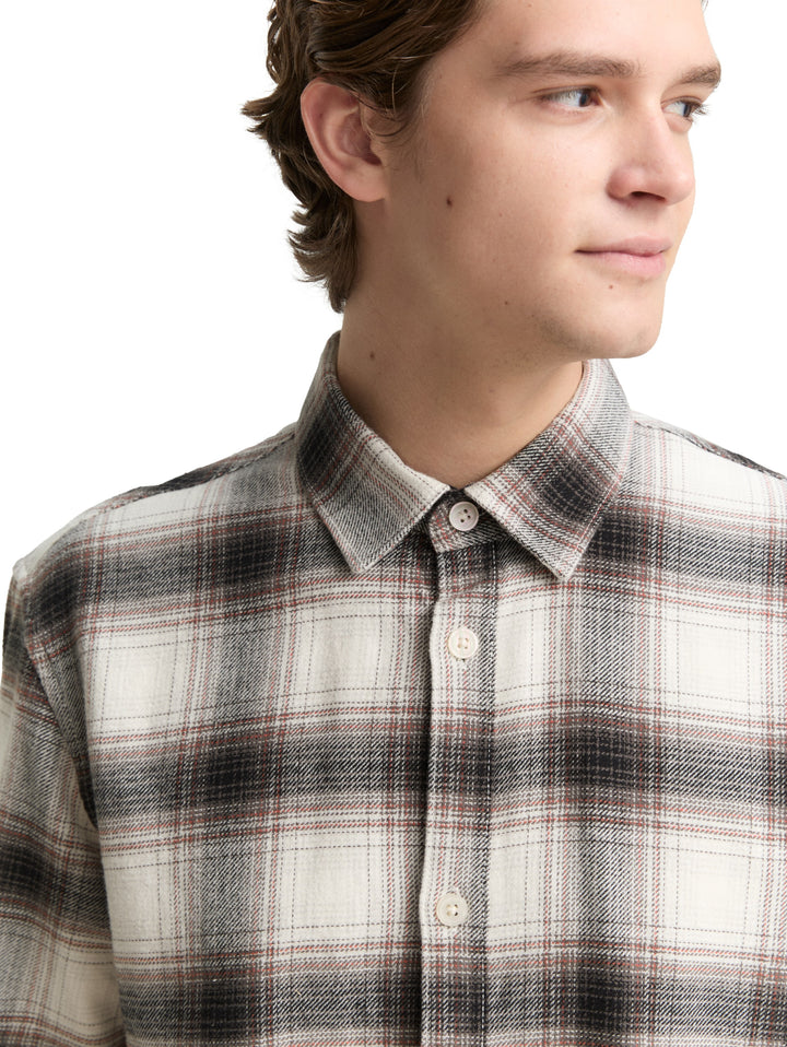 RELAXED CHECKED SHIRT