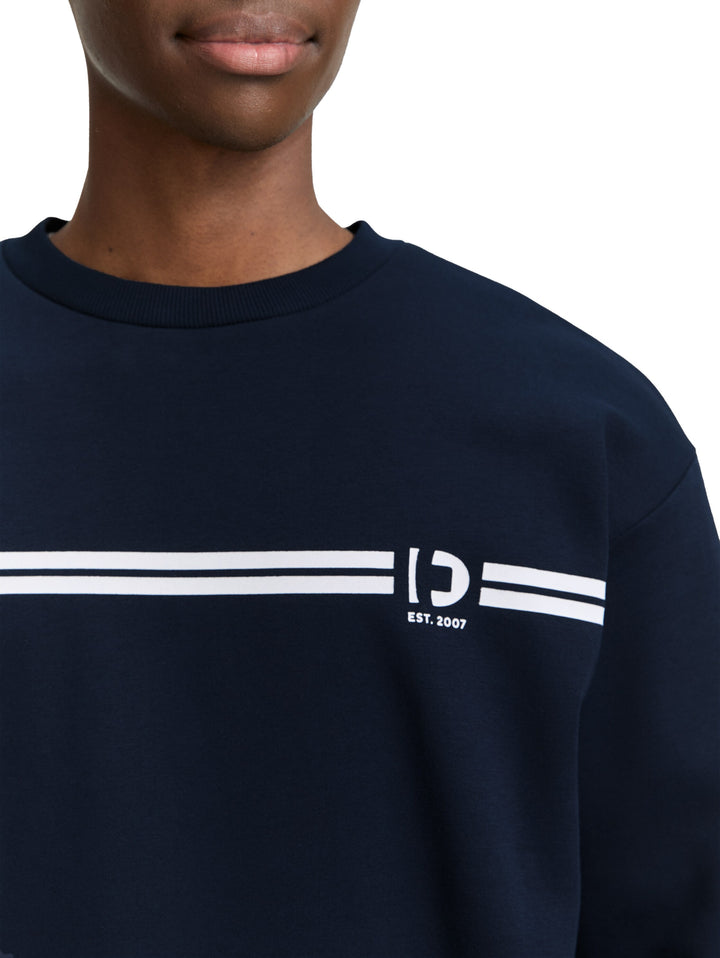 PRINTED CREWNECK SWEATER