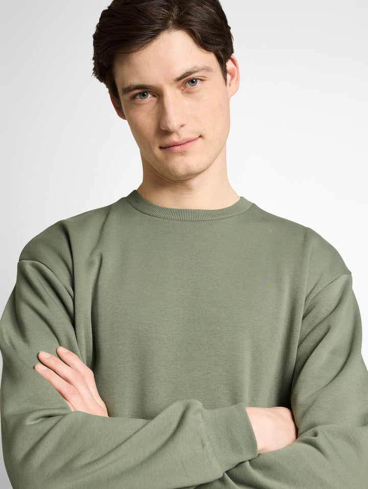 SOLID CREW NECK SWEATSHIRT