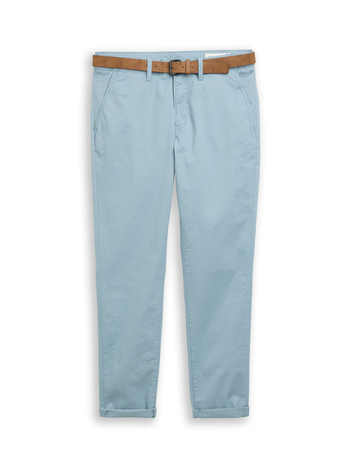 SLIM CHINO WITH BELT