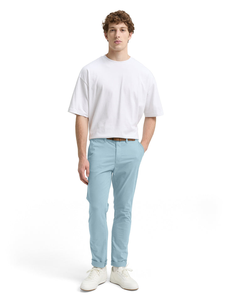 SLIM CHINO WITH BELT