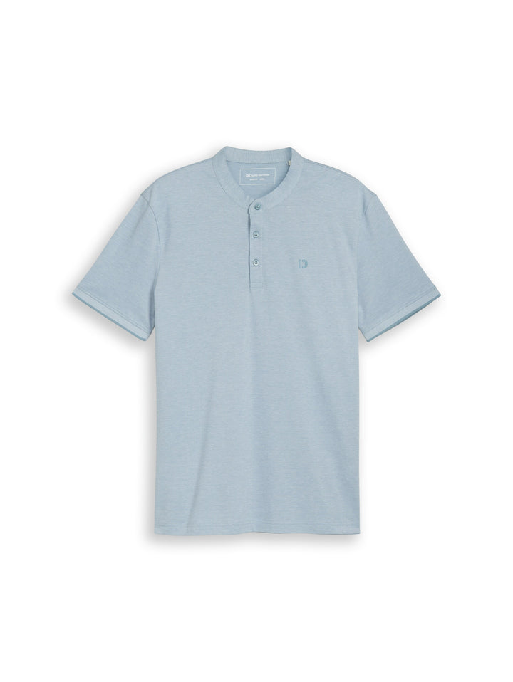 STAND UP COLLAR TWO TONE POLO