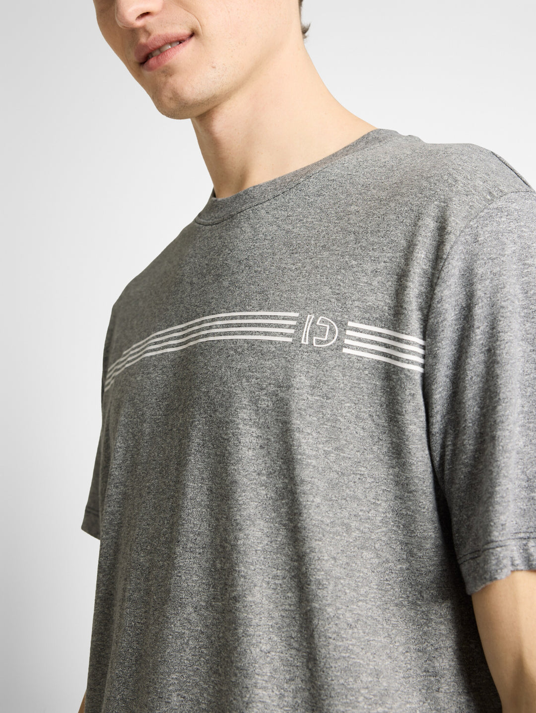 MELANGE PRINTED T-SHIRT