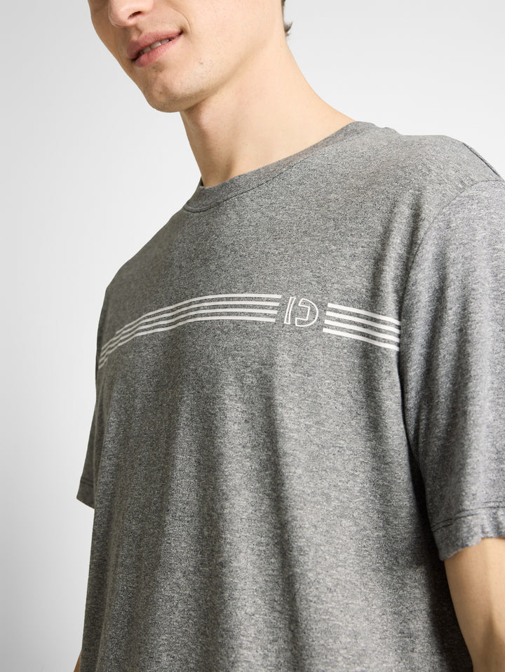 MELANGE PRINTED T-SHIRT