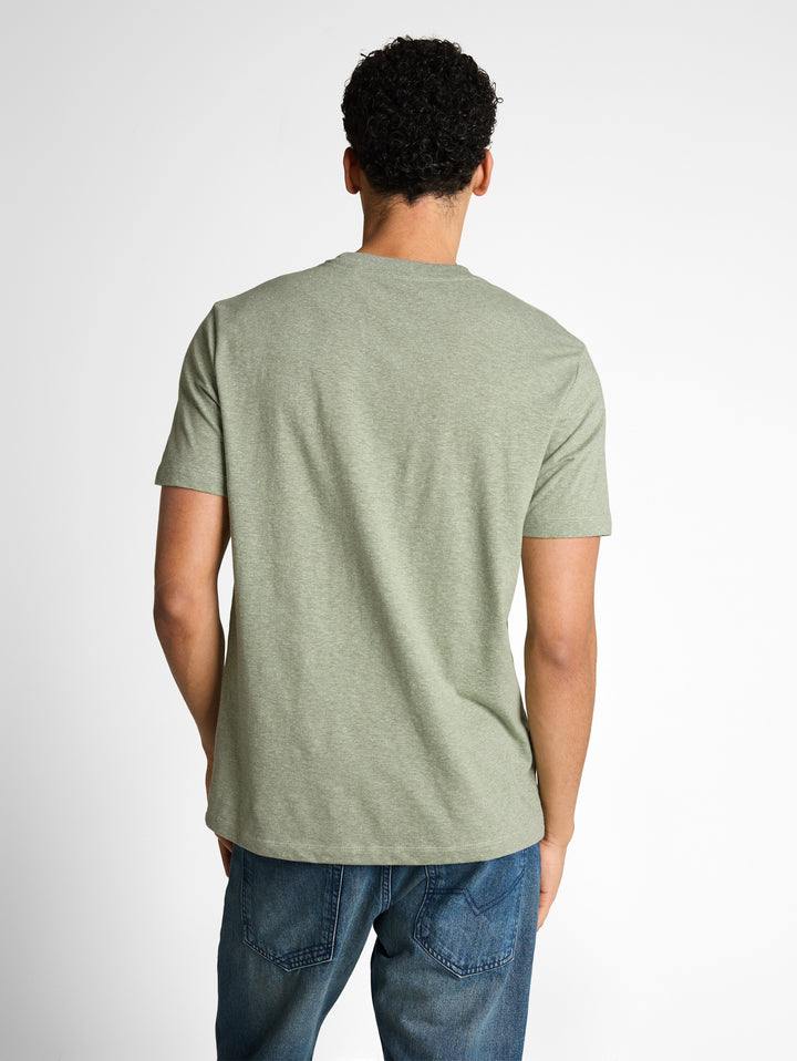 MELANGE PRINTED T-SHIRT