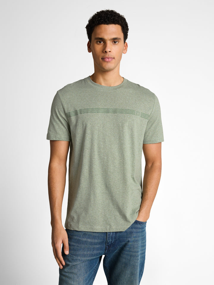 MELANGE PRINTED T-SHIRT