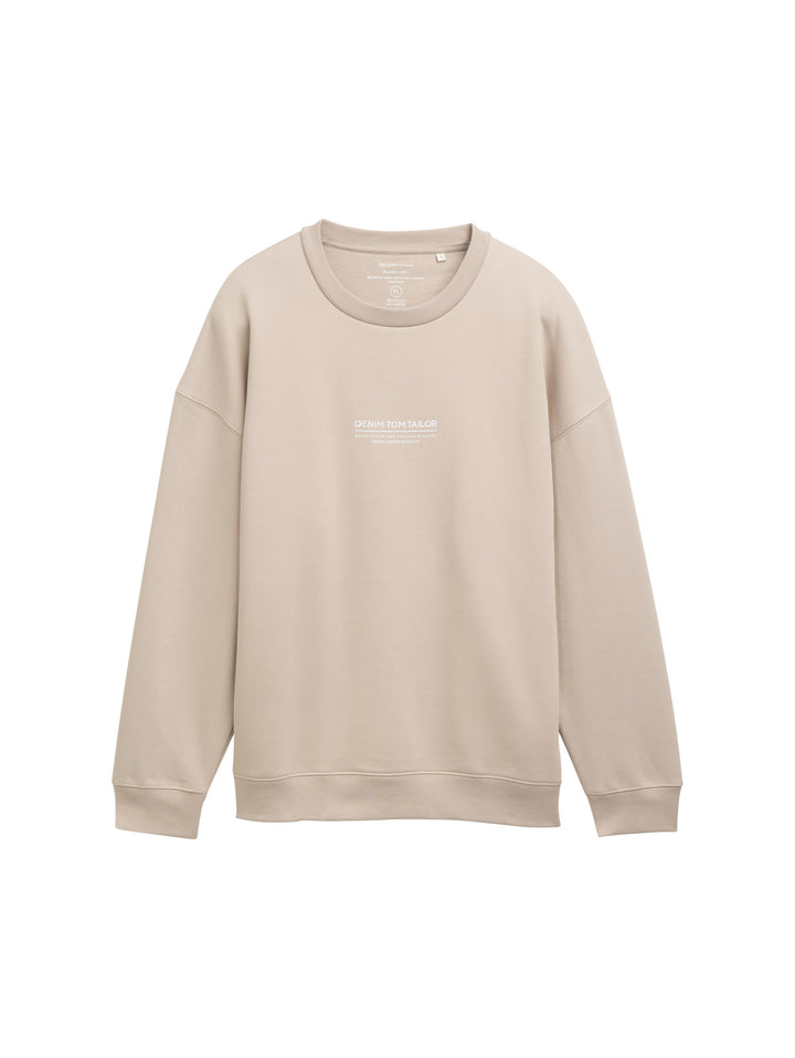 RELAXED PRINTED CREWNECK SWEATSHIRT