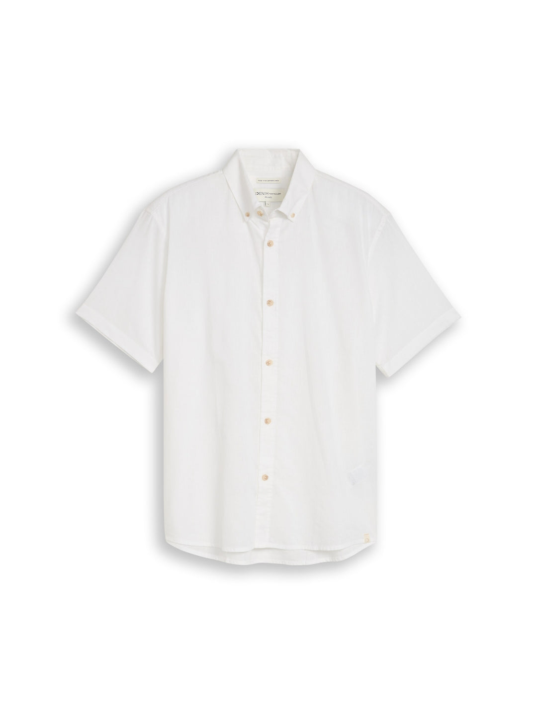 RELAXED COTTON LINEN SHIRT