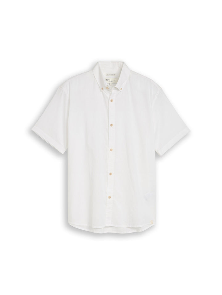 RELAXED COTTON LINEN SHIRT