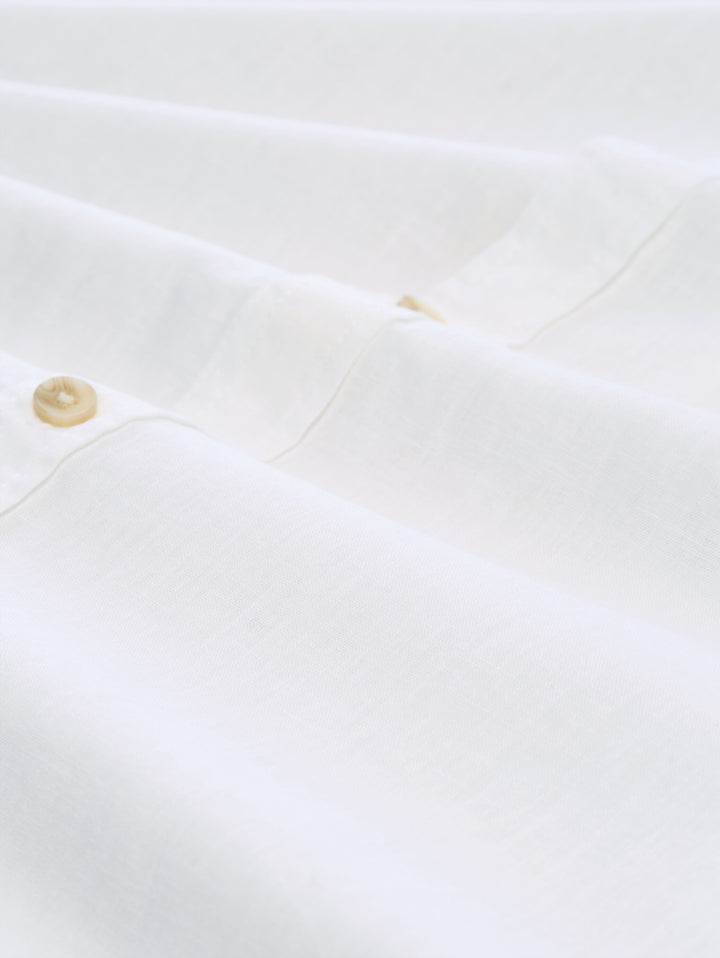 RELAXED COTTON LINEN SHIRT