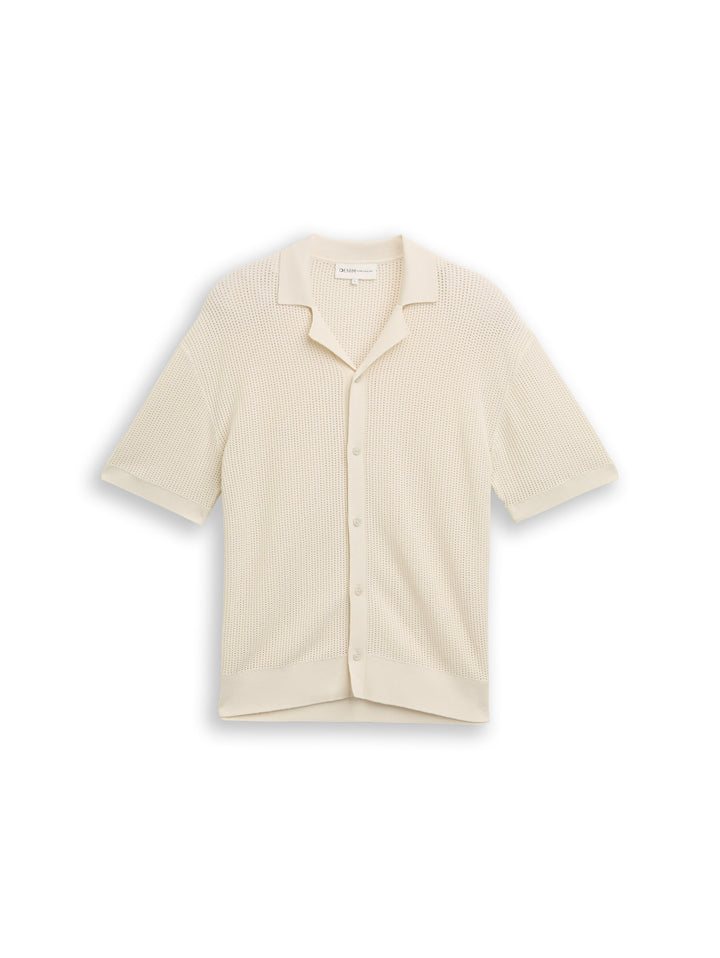 OPEN KNIT POLO